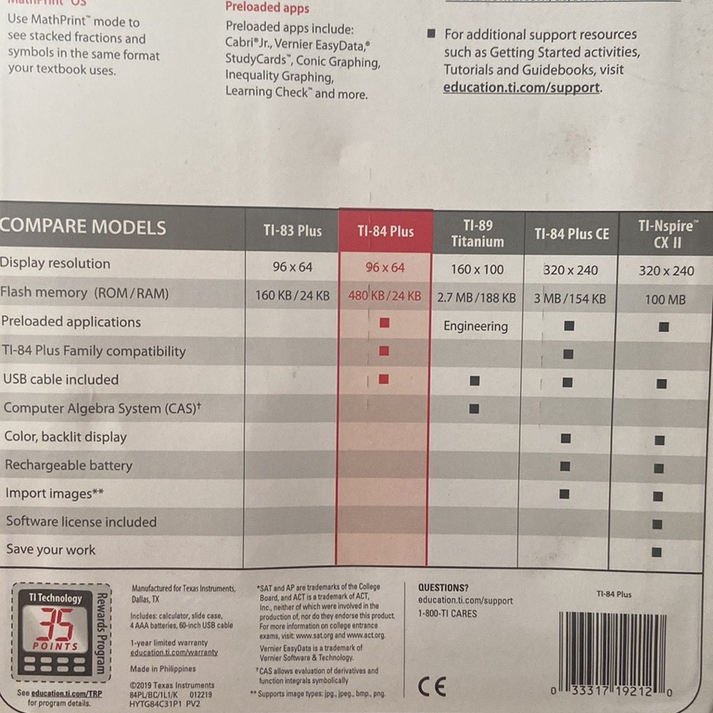 Texas Instruments TI-84 plus - Picture 9 of 9